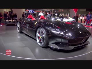 2019 ferarri monza sp2 exterior and interior walkaround 2018 paris motor show