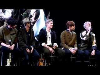 160522 (fancam) day6 toronto kpop con{qa session}