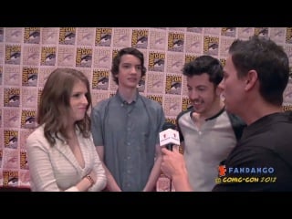 Exclusive anna kendrick, kodi smit mcphee and christopher mintz plasse comic con 2012 interview