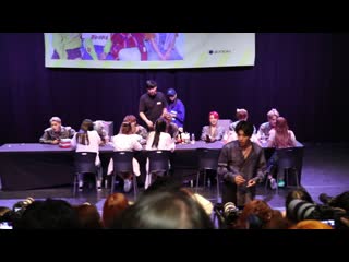 130719 ateez fansign ending + aurora