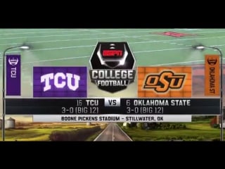 Ncaaf 2017 / week 04 / (16) tcu horned frogs (6) oklahoma state cowboys / / en