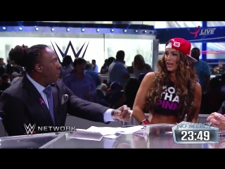 Wwe no mercy nikki bella joins the kickoff panel