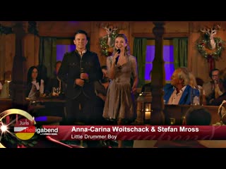 Anna carina woitschack stefan mross little drummer boy (heiligabend mit carmen nebel 2022)