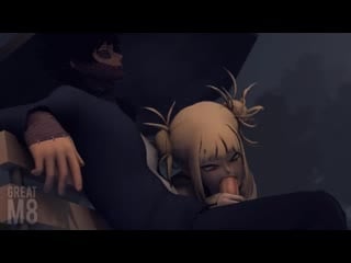 Dabi x himiko toga minet; blowjob; deepthroat; handjob; 3d sex porno hentai [my hero academia]