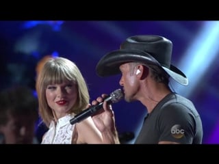 Taylor swift & tim mcgraw & keith urban highway dont care (live at cma music fest countrys night to rock 2013)