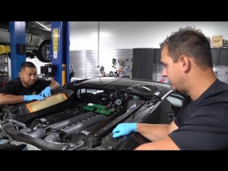 Bugatti veyron $21k oil change ehhh, i'll do it myself ! mp4