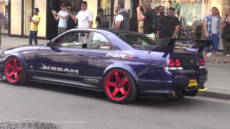 Два nissan skyline нарушили тишину