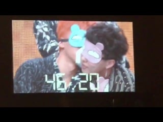 [fancam] 170906 chen&xiumin @ ' the war' mini fan meeting | skinship game