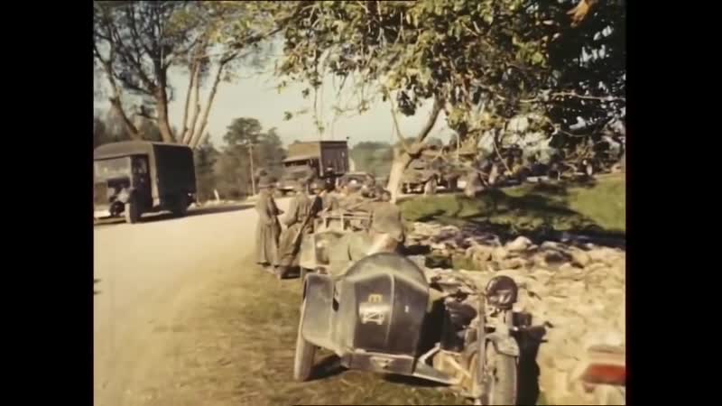 Немецкий солдат снял на цветную кинопленку "кодак" как он в 1941 воевал с русскими