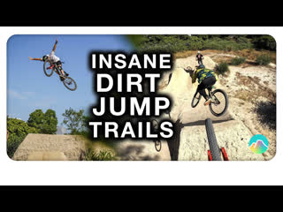 Riding insane dirt jump trails + urban mtb freeride & motor bikes!