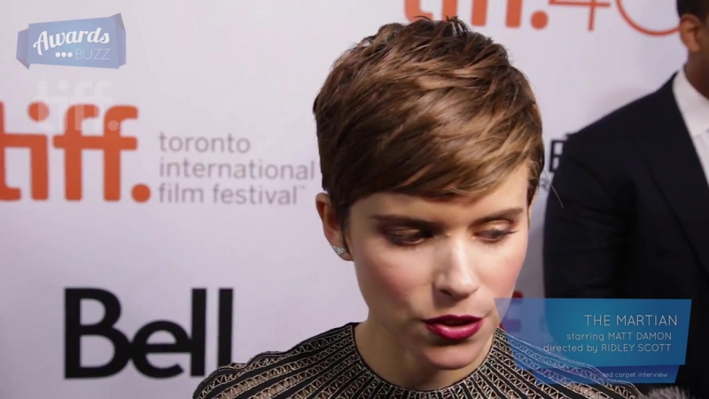 Kate mara the martian red carpet (tiff 2015)