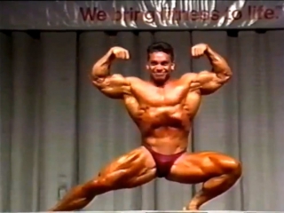 Rich gaspari guest posing @ fibo 1989