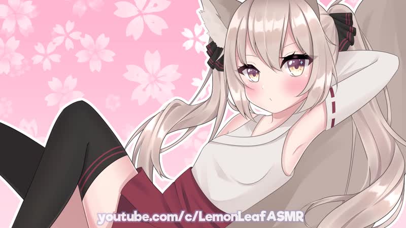 [lemonleafasmr] [asmr] 🌸 tsundere kitsune heals you with fuwa fuwa magic ✨ [fluffy mic brushing]