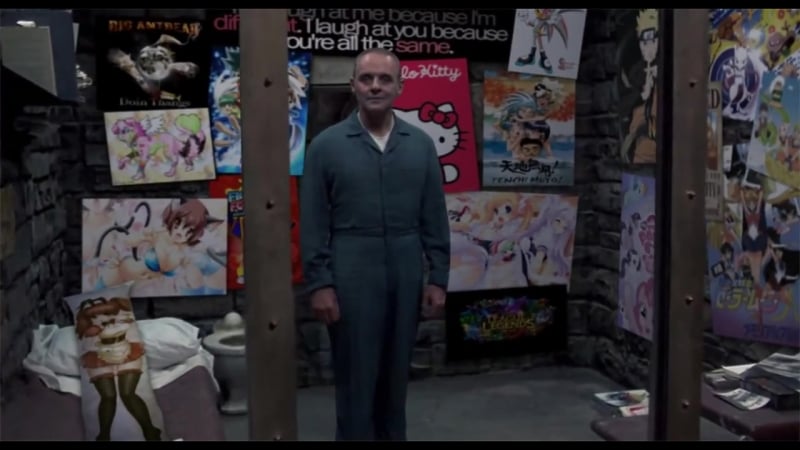 Ганнибал лектор молчание ягнят фаг пониеб аниме дакимакура плакаты камера