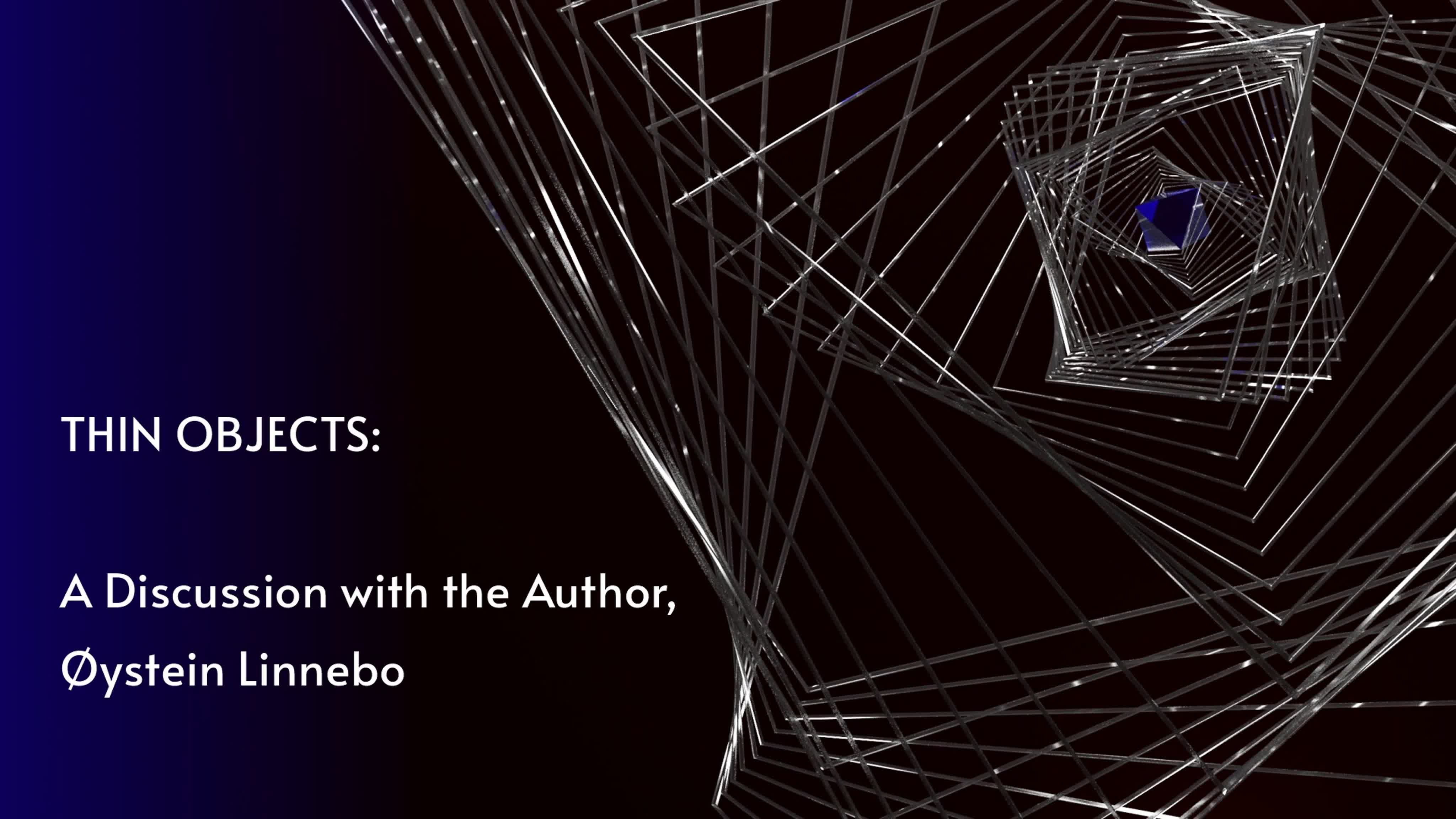 Thin objects a discussion with the author, øystein linnebo watch online
