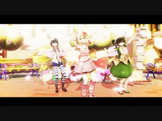 【mmd/black butler/shugo chara!】twice dance the night away (トレースモーション配布) ||test models||