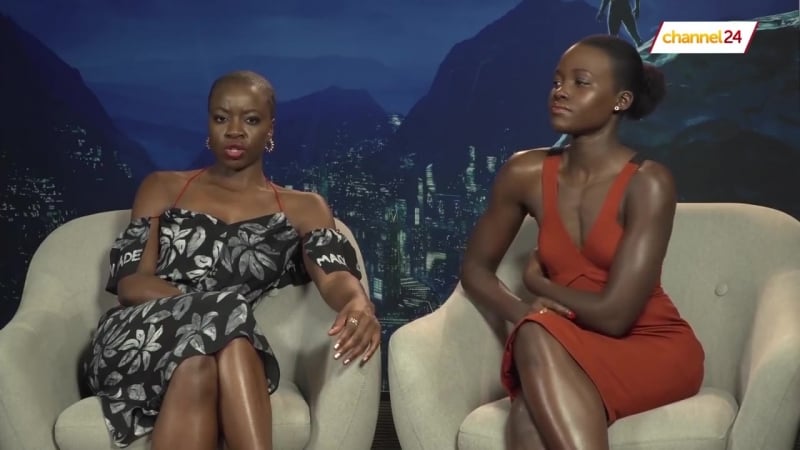 Black panther#39;s danai gurira and lupita nyong#39;o chat to channel24 youtube