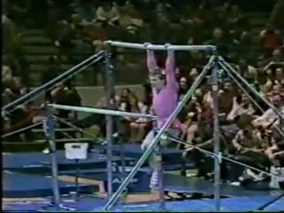 1981 nadia tour gymnastics paul hunt comedy uneven bars