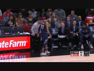 Джастин андерсон пнул джамала мюррэя по голени