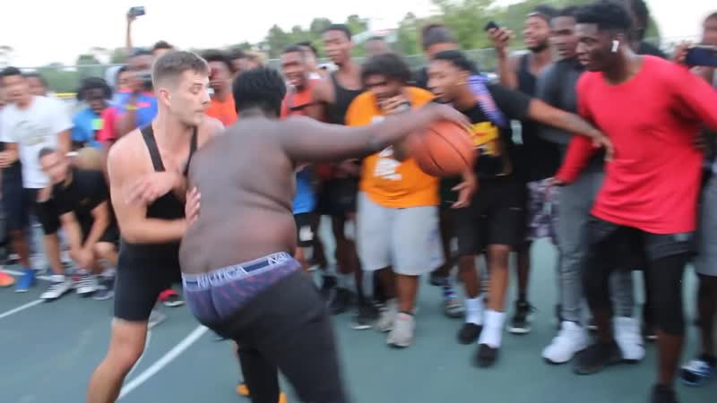 Nick briz trash talker gets ankles broken & exposed bad! 5v5 basketball!! (19 04 2021)