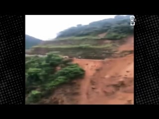 Massive landslide caught on camera in vietnam ¦ god bless all!