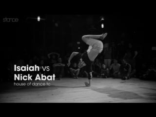 Isaiah vs nick abat stance sole jam