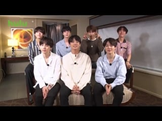 180607 bts message for hulu japan