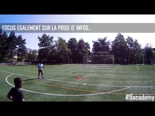 Training session specifique attaquant [ technique i première touche i appuis i f