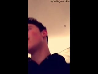 He didnt know i was filming lol shawns snapchat story