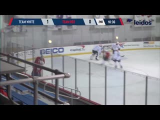 Kuzy on the breakaway, beats copley to tie the game 1 1