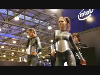 Duo dancers in skin tight catsuit