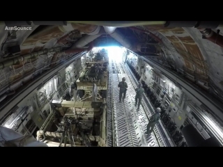 Humvee airdrop from c 17