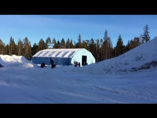 Daniel bodin lands huge double backflip on a snowmobile!