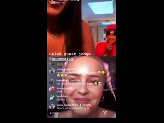 Stefflon don instagram live with anne marie