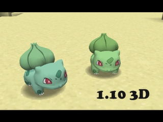 Pokepack hd 3d model and animation bulbasaur