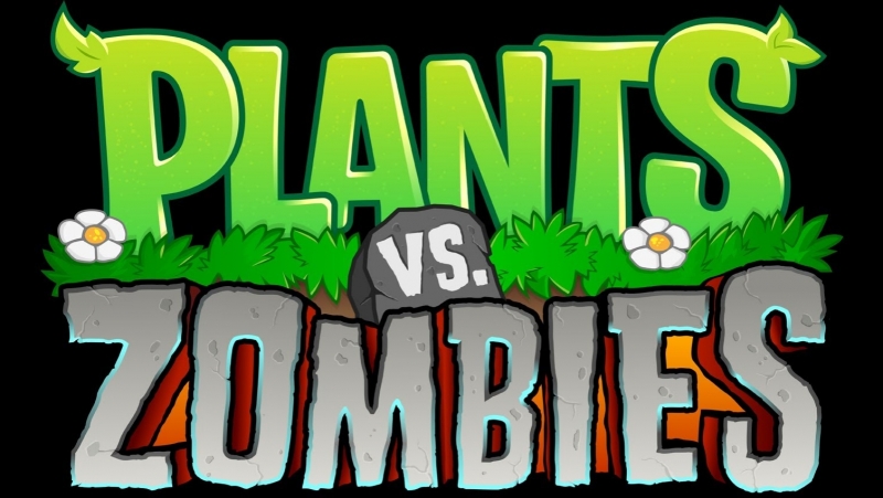 Plants vs zombies #1 (первые дорожки)игра в описании