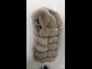 Oftby1045201 real fox fur vest 70 90cm 16colors size s m l xl xxl