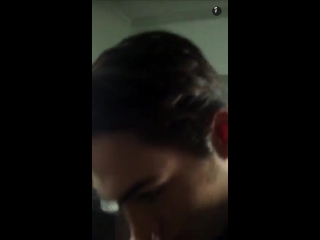 Tyler posey and dylan sprayberry on the set of teen wolf via posey’s snapchat (tpose styles)