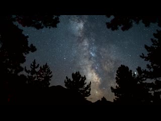 Night sky turkey milky way 4k melikler yaylası samanyolu time lapse