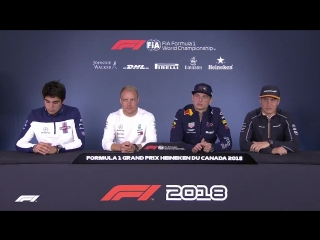 Canada 2018 verstappen reacts to criticism