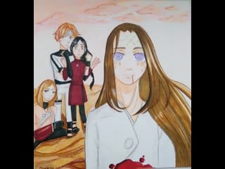 Speedpaint olya, masha, ohari ang neji hyuga from "naruto"