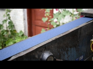 Knife making forging a japanese sushi knife