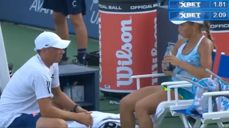 Yulia putintseva another epic on court coaching