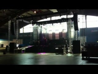 Hurts soundcheck in aachen