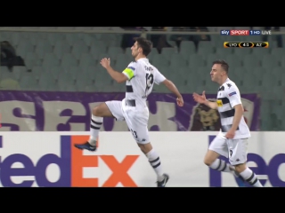 Фиорентина 22 боруссия менхенгладбах | lars stindl scores his second vs fiorentina (2 2)