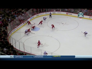 Semin feeds staal for a breakaway goal