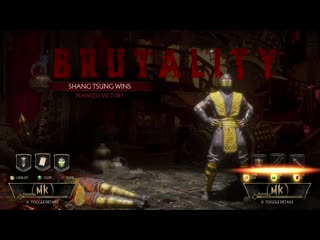 Mortal kombat 11 shang tsung new brutality hot head 1080pfhr