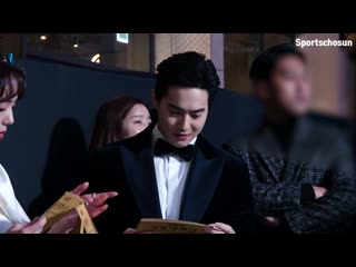 191123 suho 40th blue dragon awards behind the scene