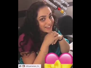 Nithya menen singing