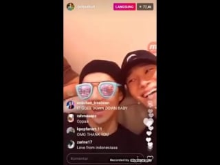 [video] 171030 sehun instagram live